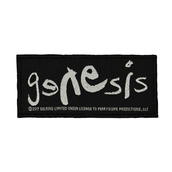 Genesis Band Logo Patch Art Progressive Rock Band Music Woven Sew On Applique