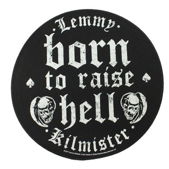 XLG Lemmy Kilmister Born To Raise Hell Back Patch Motorhead Rock Sew On Applique