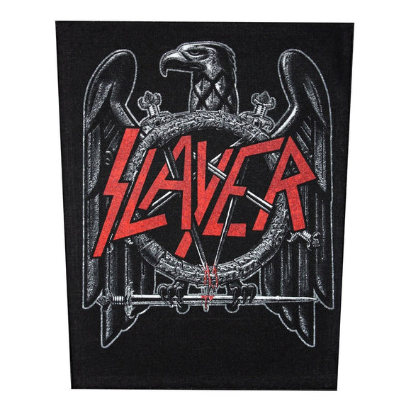 XLG Slayer Eagle In The Abyss Back Patch Thrash Metal Jacket Sew On Applique