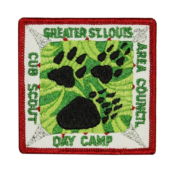 Cub Scout Greater St Louis Council Patch Day Camp Embroidered Iron On Applique