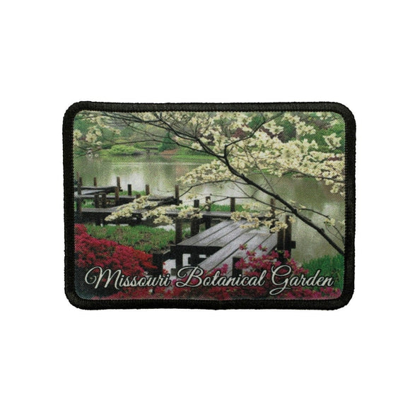 Missouri Botanical Garden Patch Japanese Travel Dye Sublimation Iron On Applique