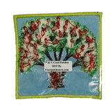 ID 1376Z Summer Tree Flowering Patch Growing Badge Embroidered Iron On Applique