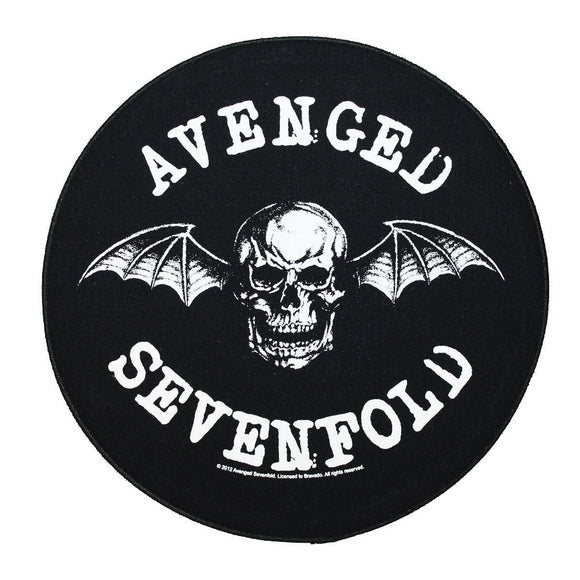 XLG Avenged Sevenfold Deathbat Back Patch Heavy Metal Music Logo Sew On Applique