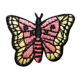 ID 2342 Butterfly Flying Patch Garden Insect Bug Embroidered Iron On Applique