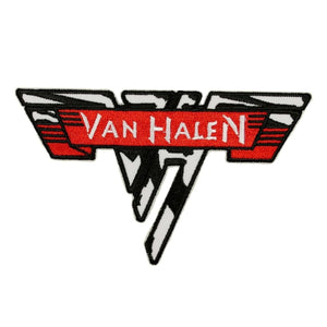 Van Halen Classic Logo Patch American Rock Band Embroidered Iron On Applique