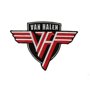 Van Halen Shield Logo Patch American Rock Band Embroidered Iron On Applique