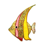 ID 0184 Tropical Angel Fish Patch Aquarium Ocean Embroidered Iron On Applique