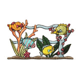 ID 0195 Tropical Fish Aquarium Patch Coral Ocean Embroidered Iron On Applique