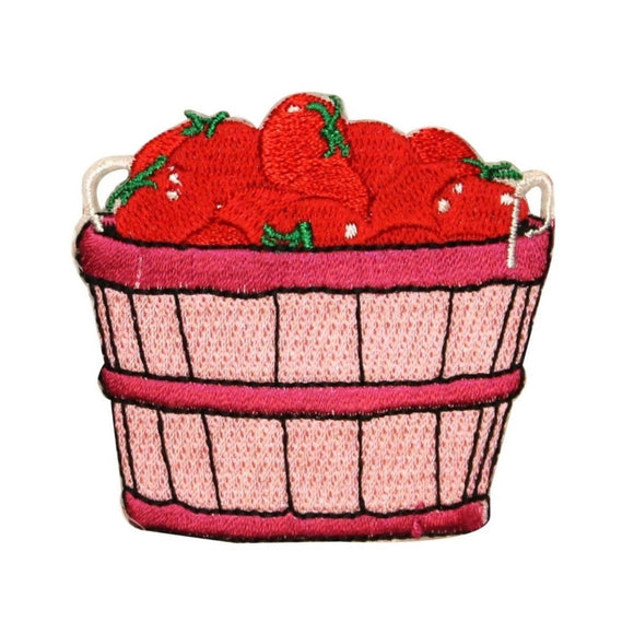 ID 1300 Bushel of Tomatoes Patch Orchard Farm Veggie Embroidered IronOn Applique