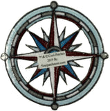 Compass Badge Patch Sign Navigation Explore Scout Embroidered Iron On Applique