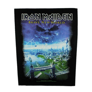XLG Iron Maiden Brave New World Back Patch Heavy Metal Band Sew on Applique
