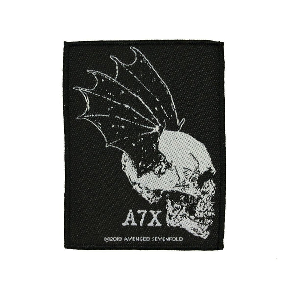 Avenged Sevenfold Winged Skull A7X Patch Rock Heavy Metal Woven Sew On Applique