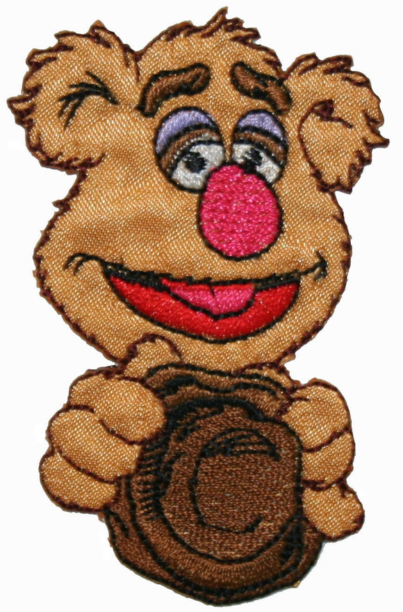 The Muppets Fozzie Bear Iron On Applique Patch