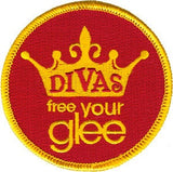 Glee Free Your Divas Patch Music Choir Sing Songs Embroidered Iron On Applique