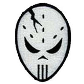 Hockey Mask Patch Goaltender Evil Goalie Halloween Embroidered Iron On Applique