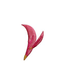 ID 6238 Pink Flower Petals Patch Plant Wilt Garden Embroidered Iron On Applique
