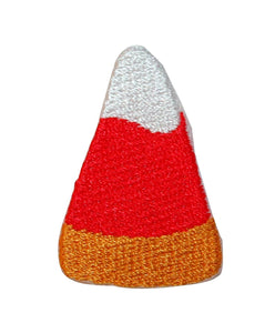 ID 0848 Candy Corn Patch Halloween Trick or Treat Embroidered Iron On Applique