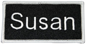 Susan "Susan" Name Tag Uniform Identification Badge Embroidered Iron On Badge Applique Patch