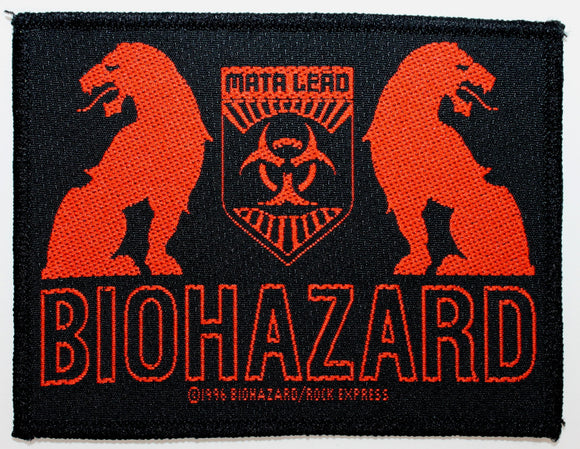 Biohazard Mata Leao Band Name & Logo Patch Heavy Metal Album Sew On Applique