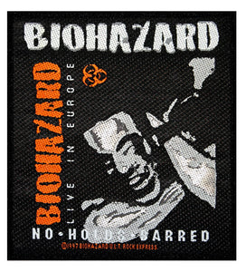 Biohazard No Holds Barred Patch Live Album Art Metal Band Woven Sew On Applique