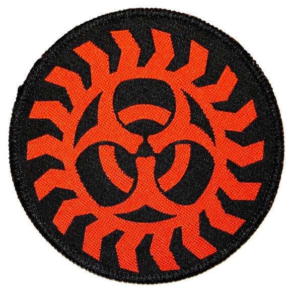 Biohazard Symbol Patch American Heavy Metal Band Music Logo Sew On Applique