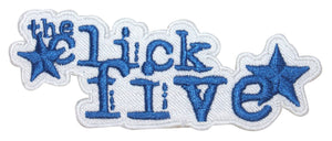 The Click Five TC5 Logo Power Pop Rock Band Embroidered Iron on Applique Patch