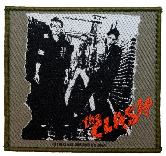 The Clash Eponymous Patch Album Cover UK Punk Rock Band Woven Sew On Applique
