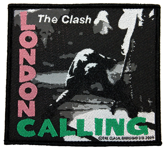 The Clash London Calling Patch Album Art Punk Rock Band Music Sew On Applique