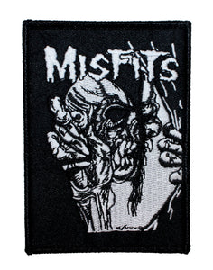 Misfits Devilock Skull Fiend Patch Hardcore Horror Punk Band Iron On Applique