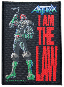 Anthrax I Am The Law Patch Single Song Art Thrash Metal Band Sew On Applique