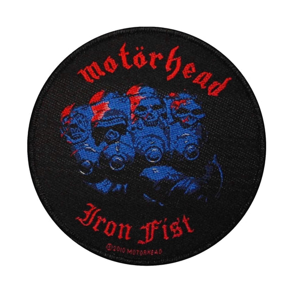 Motorhead Iron Fist Album Cover Art Patch Heavy Metal Band Woven Sew On Applique