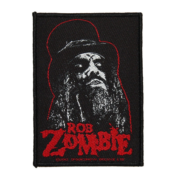 Rob Zombie Ringmaster Patch Spookshow Deluxe Art Metal Woven Sew On Applique