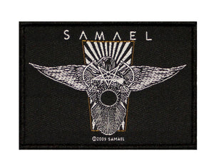 Samael Eagle Patch Symphonic Black Metal Music Band Jacket Woven Sew On Applique