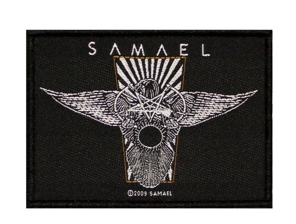 Samael Eagle Patch Symphonic Black Metal Music Band Jacket Woven Sew On Applique