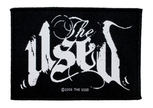 The Used Logo Patch Rock Band Alternative Music Jacket Woven Sew On Applique