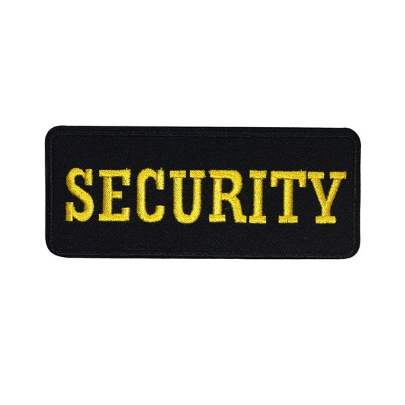 Security Guard Officer Name Tag Patch Protection Embroidered Iron On Applique