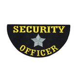 Security Officer Name Tag Patch Private Guard Badge Embroidered Iron On Applique