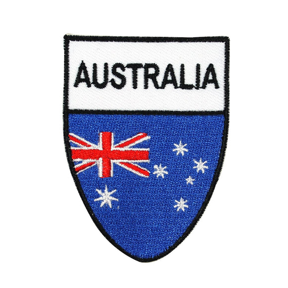 Australia National Flag Shield Patch Country Badge Embroidered Iron On Applique