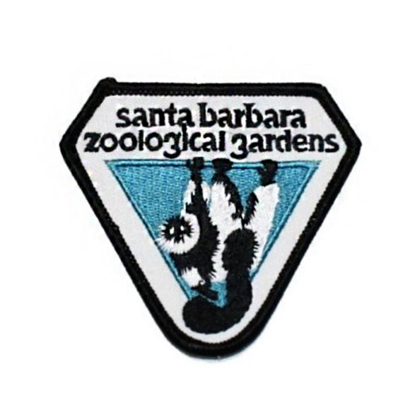 Santa Barbara Zoological Garden Patch Travel Zoo Embroidered Iron On Applique