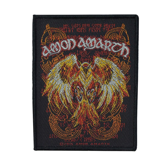 Amon Amarth Phoenix Patch Band Art Melodic Death Metal Jacket Sew On Applique