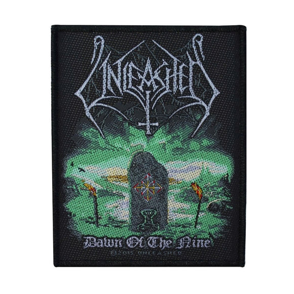 Unleashed Dawn of the Nine Patch Cover Art Death Metal Band Woven Sew On Applique