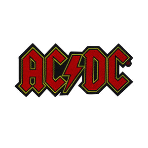 AC/DC ACDC Band Logo Die Cut Patch Rock Jacket Fan Apparel Sew On Applique