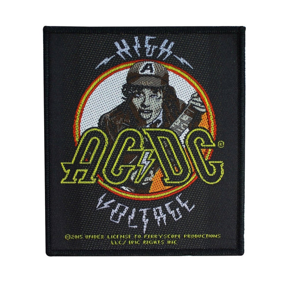 AC/DC ACDC Album Art High Voltage Patch Angus Young Band Jacket Sew On Applique