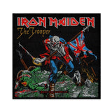 Iron Maiden The Trooper Patch Single Cover Art Heavy Metal Woven Sew On Applique