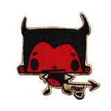 Illicit Misery Devil Arms On Hips Patch Kid Satan Embroidered Iron On Applique