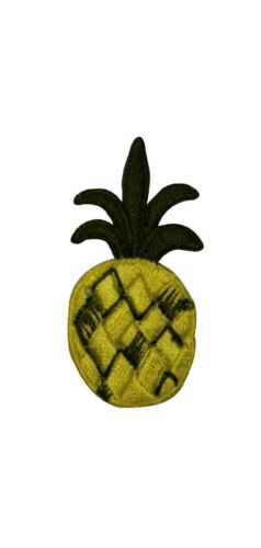 Pineapple Fruit Patch Healthy Hawaiin Food Embroidered Craft Iron-On Applique