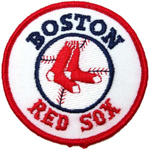 Boston Red Sox MLB Major League Baseball Team Words Logo Iron On Applique Patch