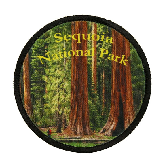 Sequoia National Park Patch Travel California Dye Sublimation Iron On Applique